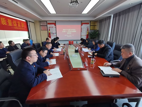 徽鹽地產公司工會主席李芳到六安項目公司宣講十九屆六中全會及省十一次黨代會精神