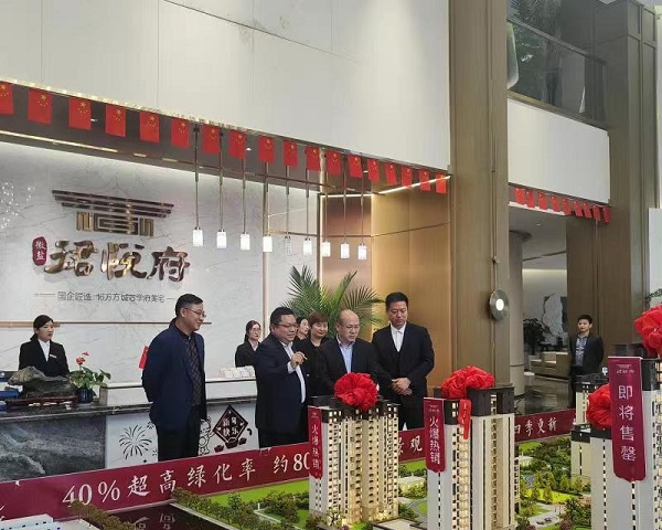 王晟率相關部門赴徽鹽地產集團靈璧項目公司開展條線化服務